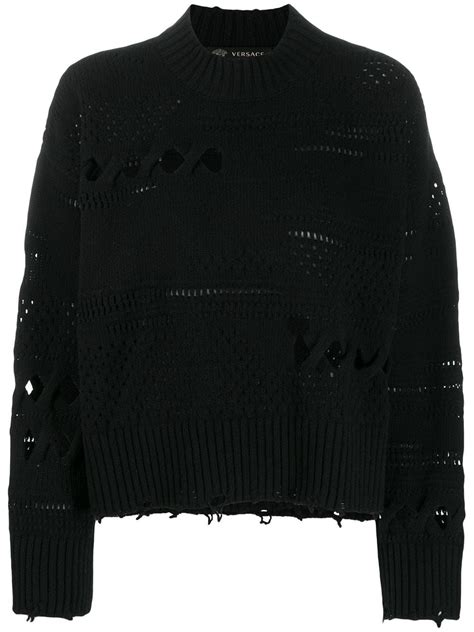 sueter versace|farfetch versace sweaters.